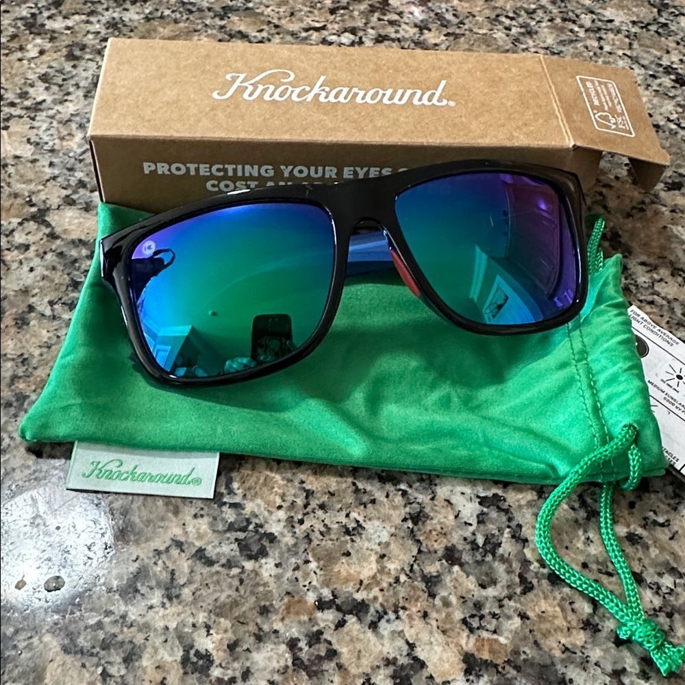 NIB Knockaround polarized Sunglasses Torrey Pines Sport ~Cubic